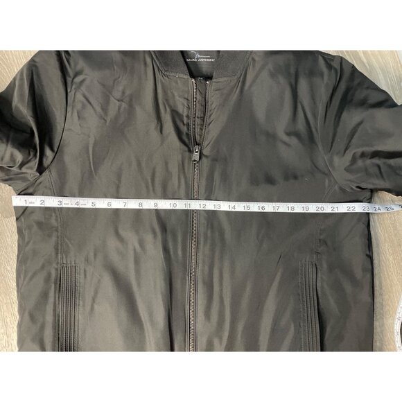 Marc Anthony Dark Green Full Zip Lightweight Bomber Jacket Sz L - Picture 6 of 9